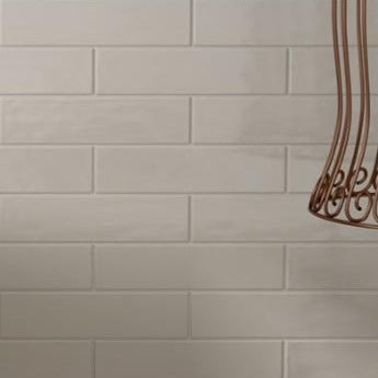 Cottage Light Grey Ceramic Wall Tile 7.5x30cm