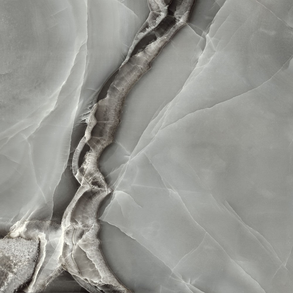 Dune Selene Dark Onyx Marble Effect Porcelain Tile 90x90cm