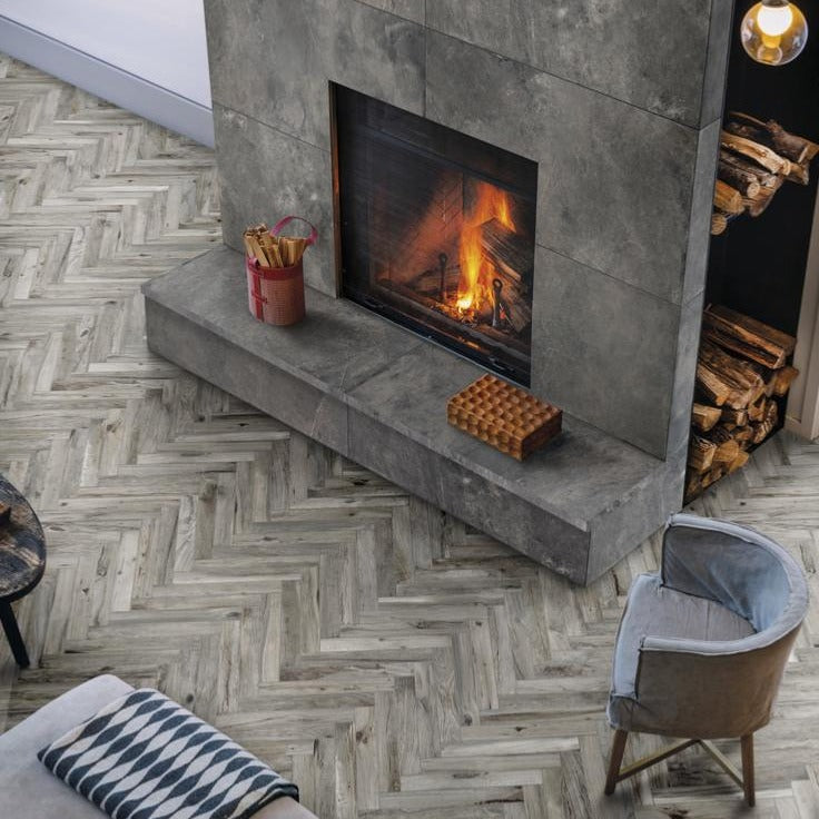 Rondine Living Tortora Wood Effect Porcelain Tile 7.5x45cm