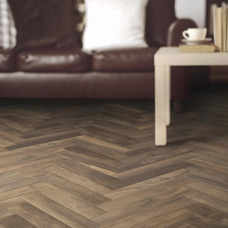 Rondine Living Noce Wood Effect Porcelain Tile 7.5x45cm