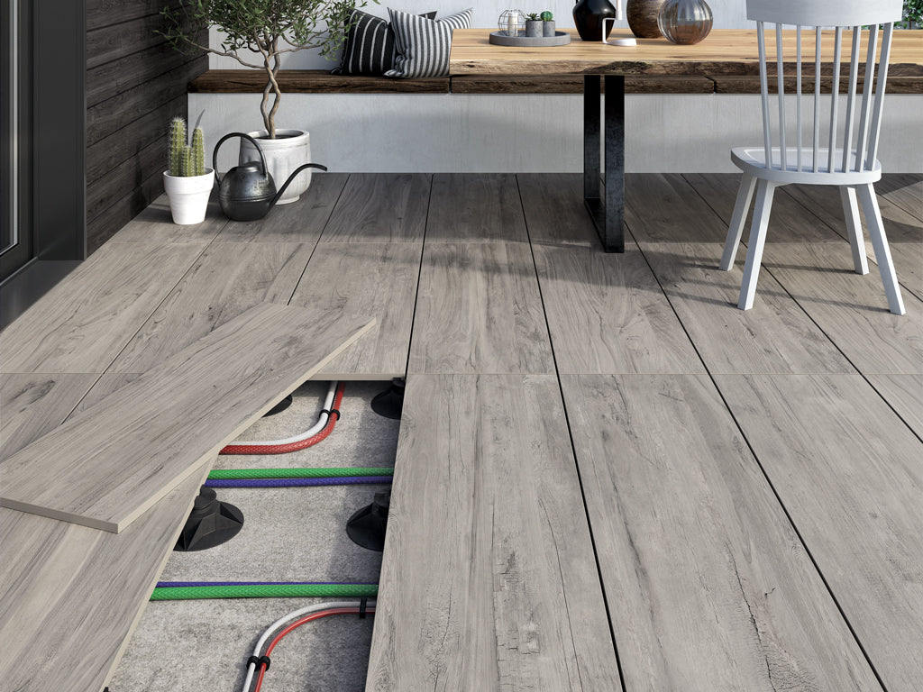 Rondine Hard&Soft Griege Outdoor Porcelain Slab Tile 40x120cm