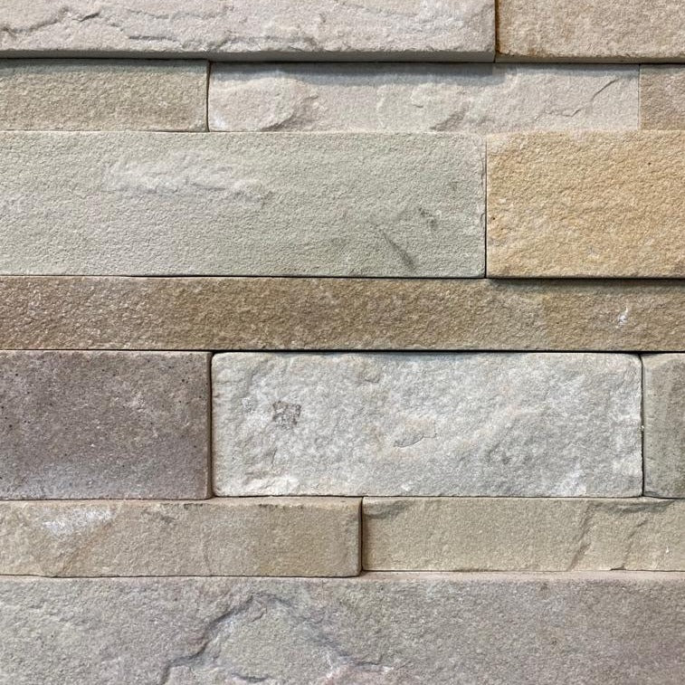 Split Face Desert Natural Stone Wall Cladding 15x60cm