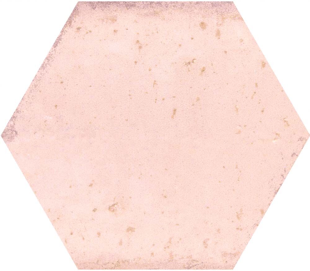 Hope Rose Hexagon Gloss Ceramic Wall Tiles 15x17.3cm