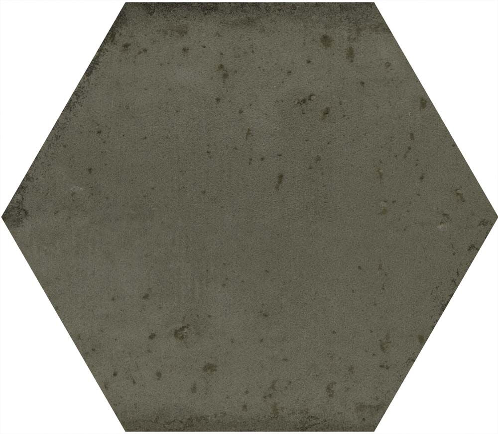 Hope Ash Hexagon Gloss Ceramic Wall Tiles 15x17.3cm