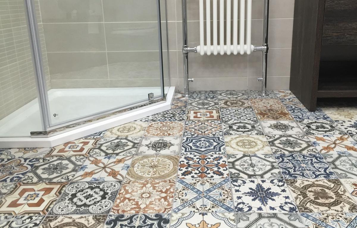 Morocco Multi Colour Pattern Tile 20x20cm