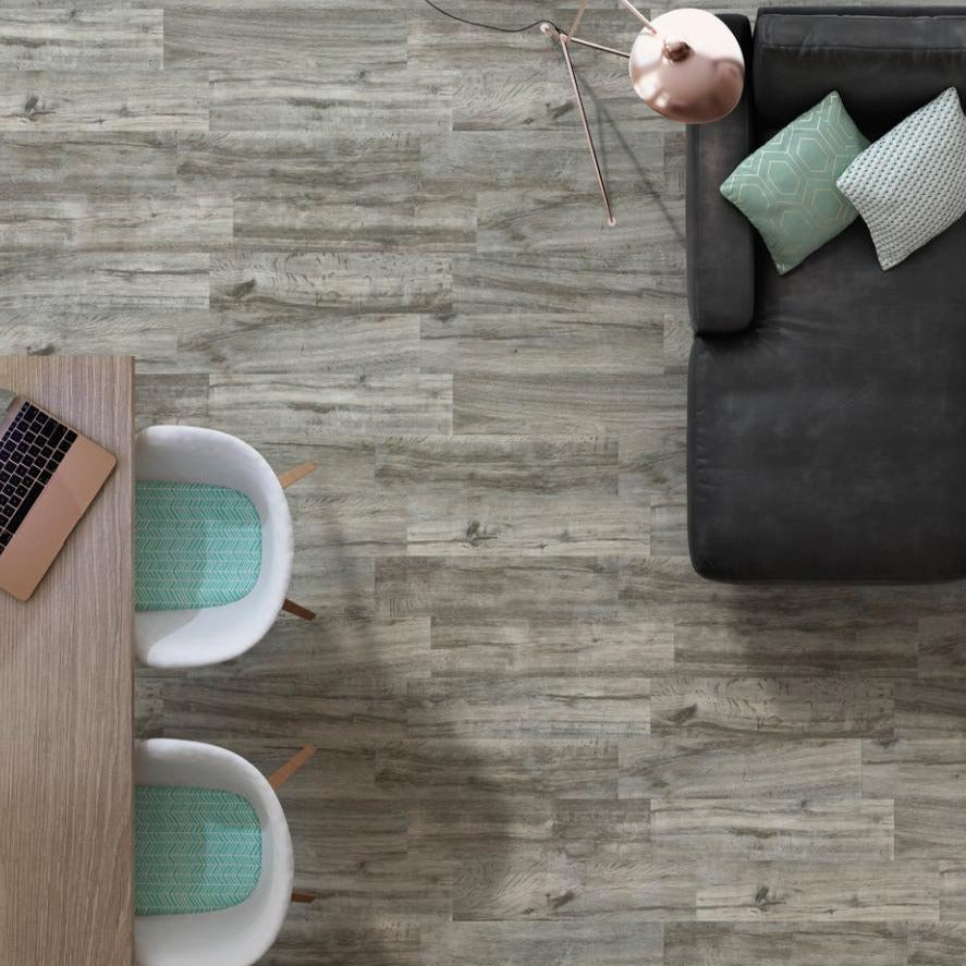 Woodland Grey Wood Effect Porcelain Tile 15x58cm