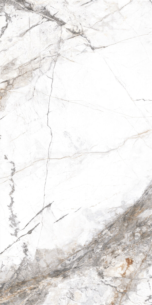 Yurtbay Invisible Marble Effect Satin Marble Effect Porcelain Tile 60x120cm