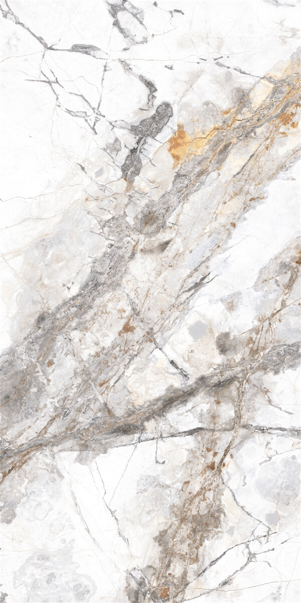 Yurtbay Invisible Marble Effect Polished Porcelain Tile 60x120cm