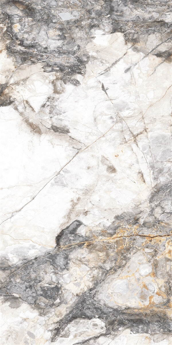 Yurtbay Invisible Marble Effect Polished Porcelain Tile 60x120cm