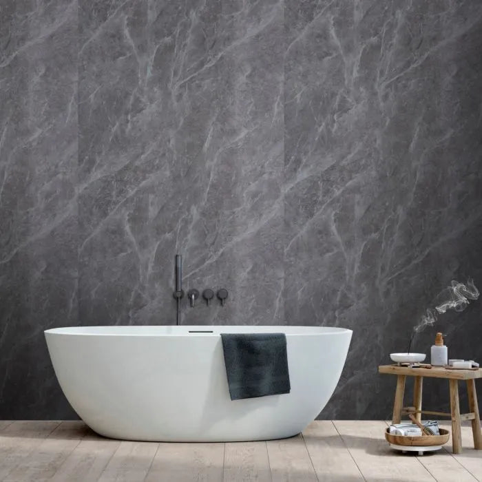 10mm Waterproof Shower Panel Natural Stone Gloss 2400x1000mm