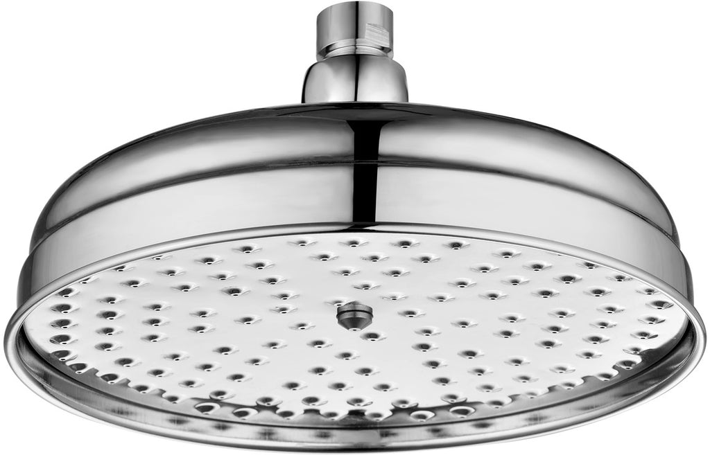200mm Round Traditional Showerhead - Chrome-Shower Heads-DICM0652-