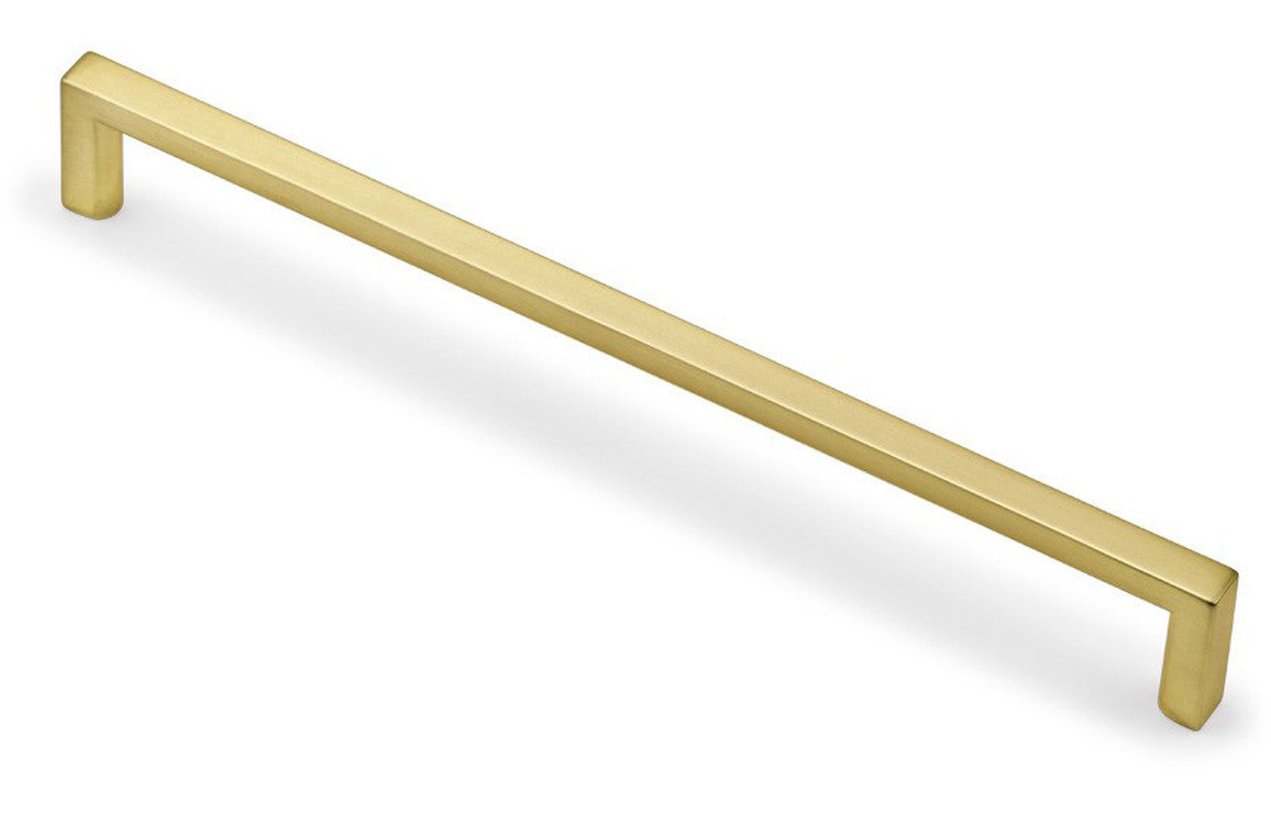330mm Slim D-Shape Handle-Brushed Brass-