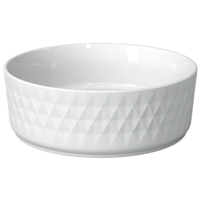 Veldeau Waveney Ceramic Sit-on Bowl Gloss White