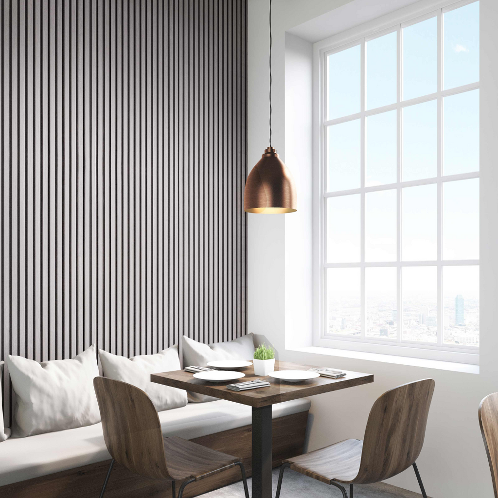 Acoustic Wall Panel Medium Oak 240x60cm-Panels