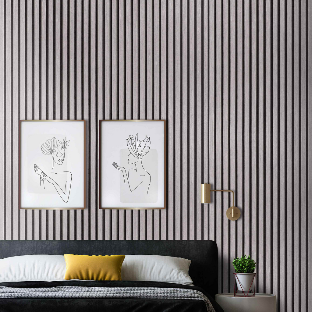 Acoustic Wall Panel Medium Oak 240x60cm-Panels