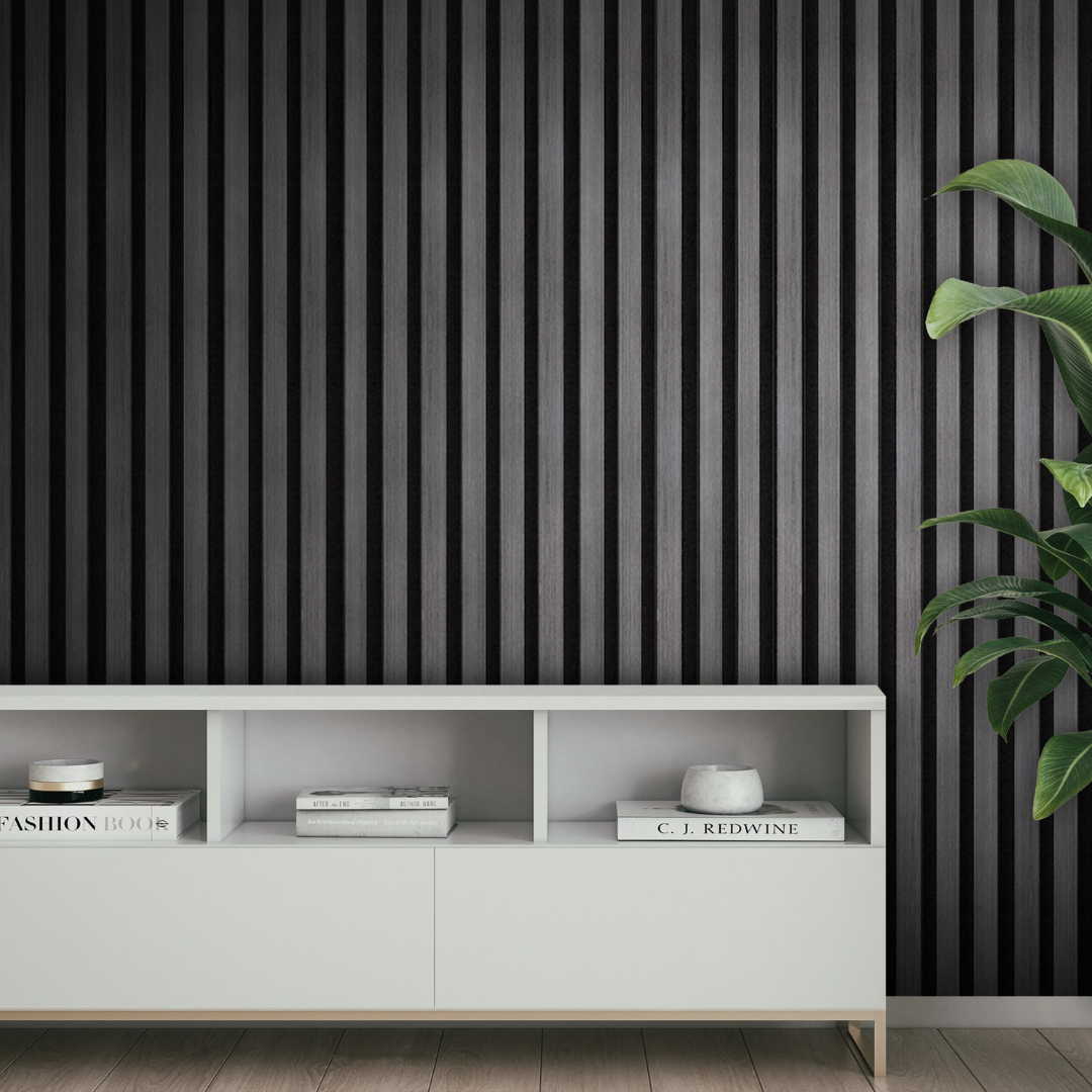 Acoustic Wall Panel Slate Grey 240x60cm