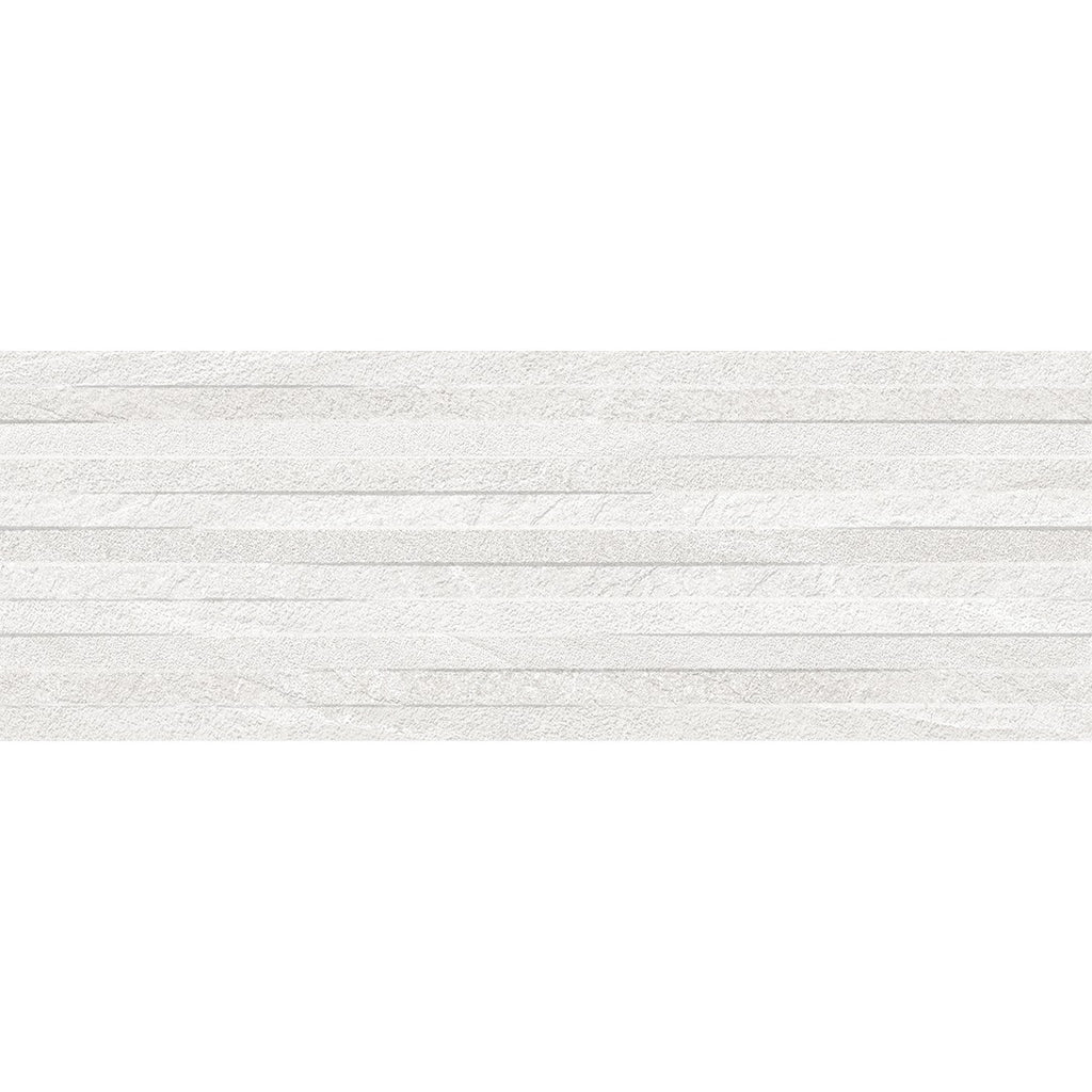 Aged Stone White Stone Effect Ceramic Decor Wall Tile 25x70cm