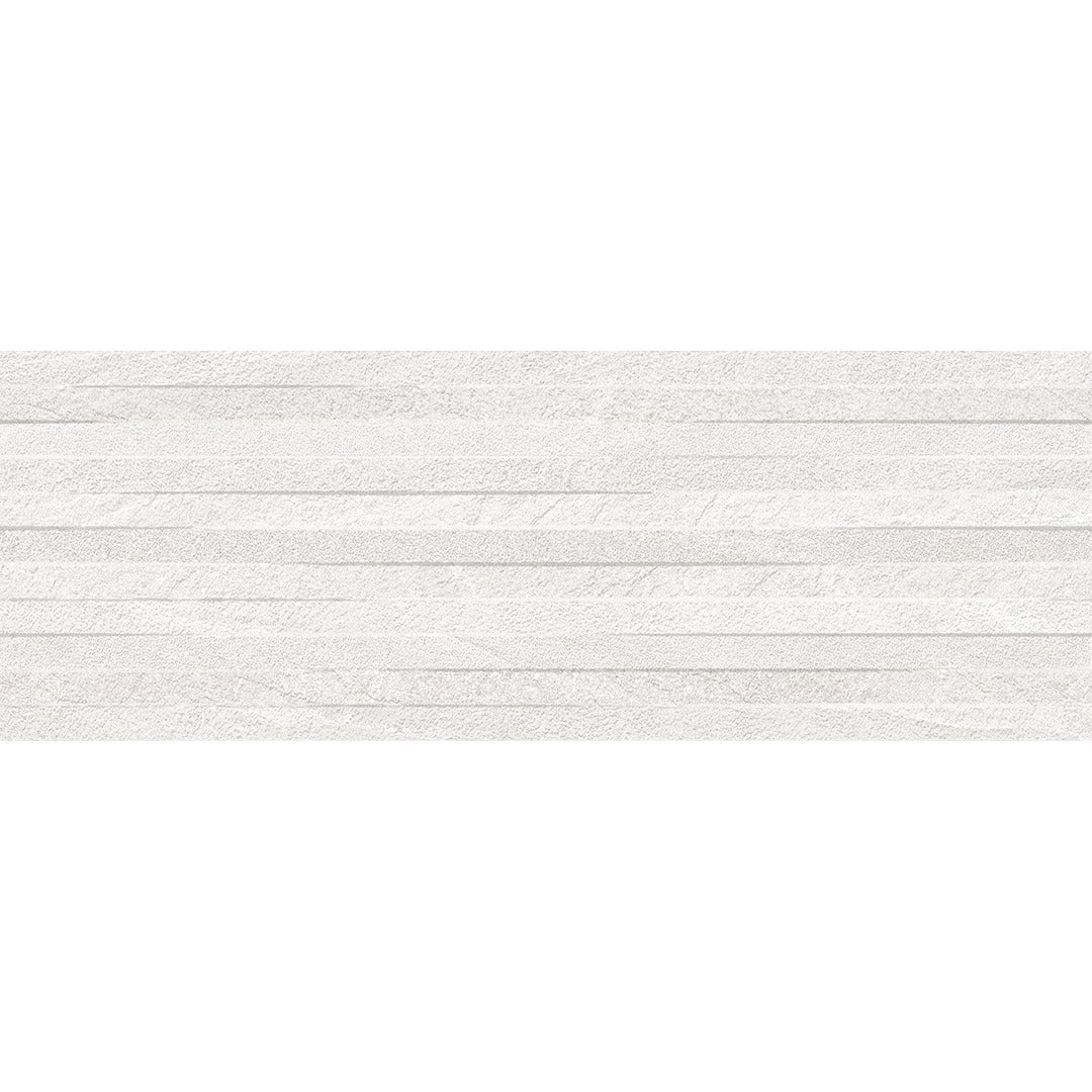Aged Stone White Stone Effect Ceramic Decor Wall Tile 25x70cm