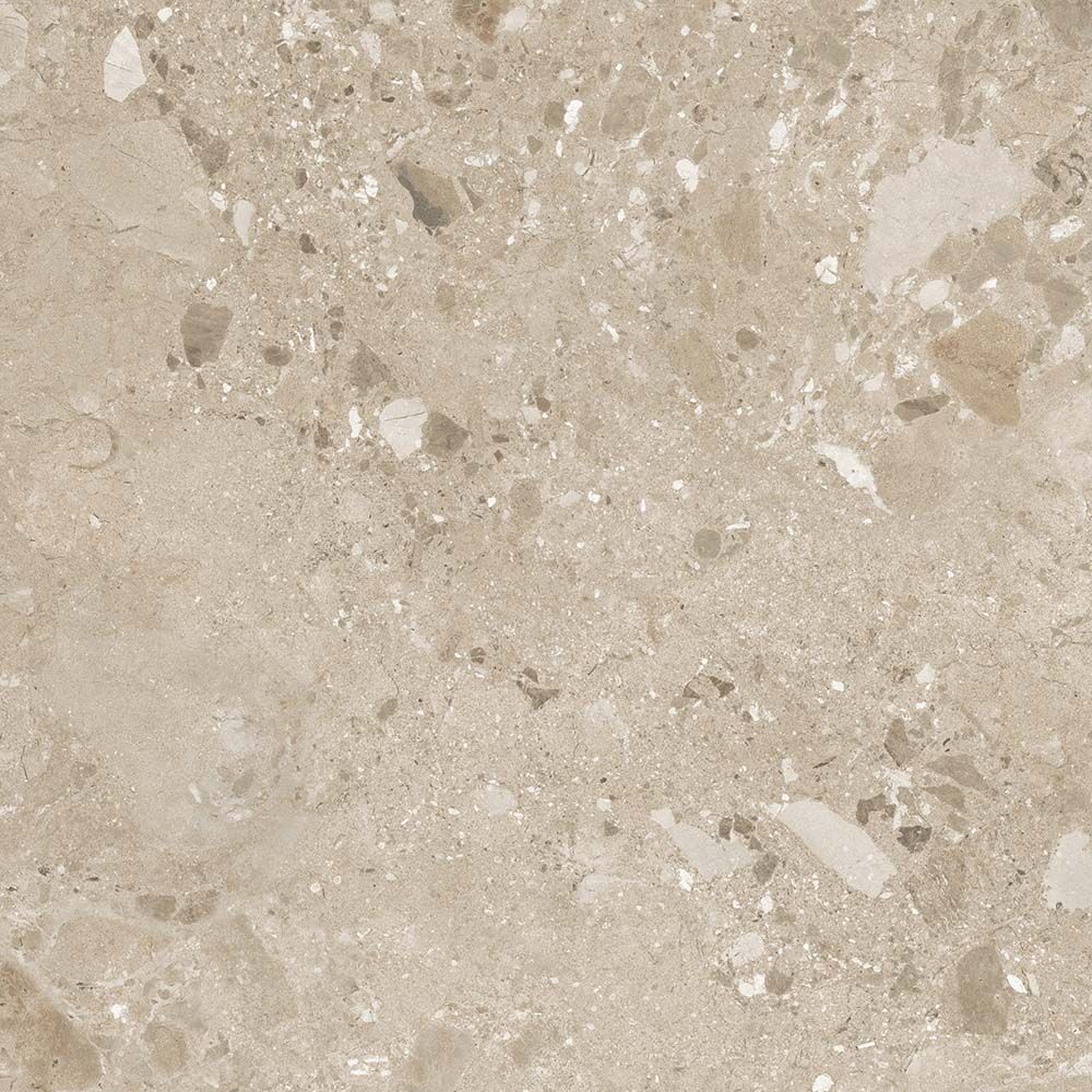 Amaya Terrazzo Beige Matt Porcelain Wall & Floor Tile 900x900mm-Verona-P14816