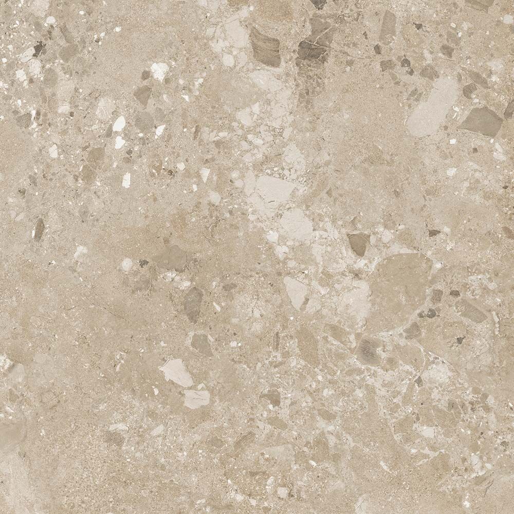 Amaya Terrazzo Beige Matt Porcelain Wall & Floor Tile 900x900mm-Verona-P14816