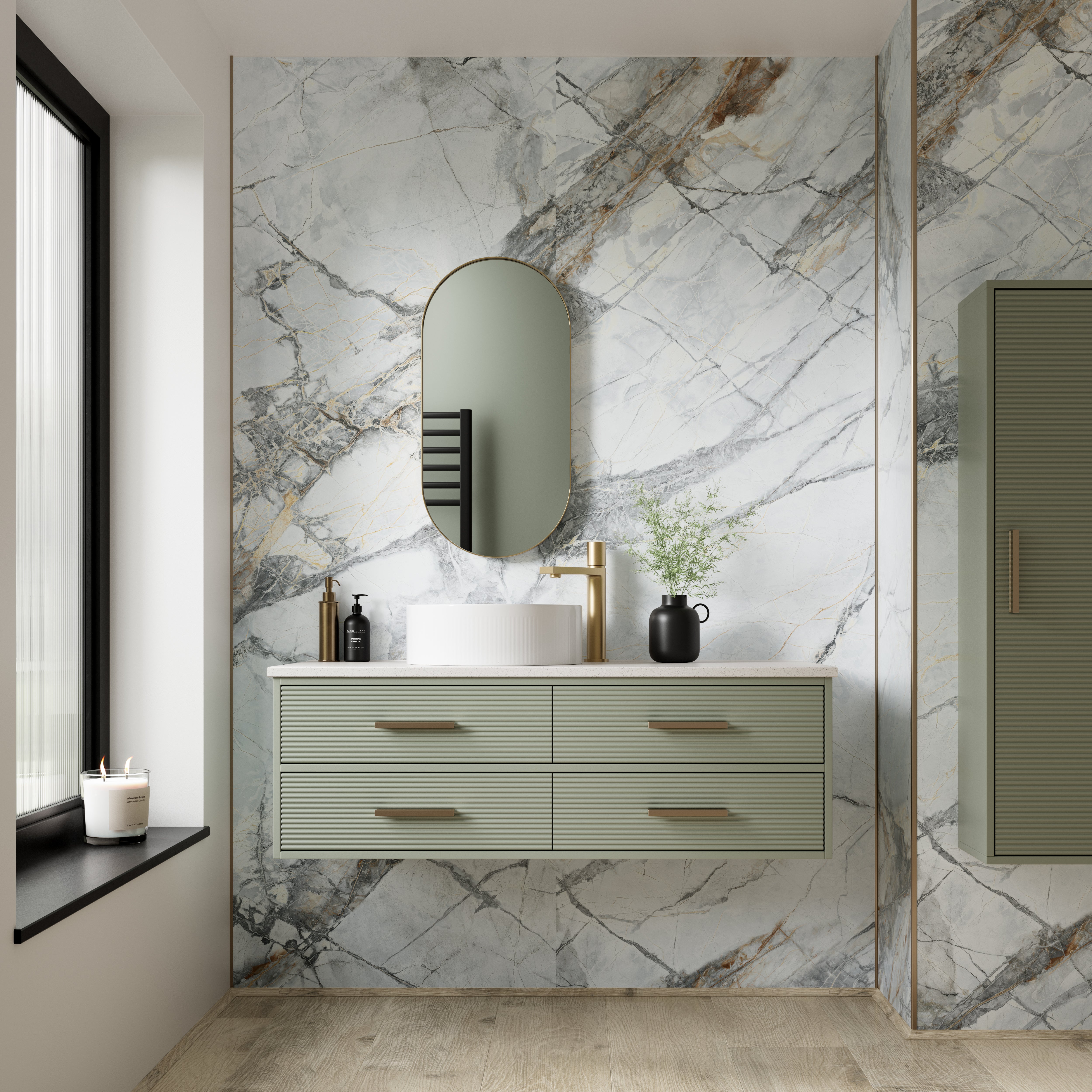 Aqua Wall Fuji Matt SPC Wall Panel 950x2400x6mm-Verona-WP1019