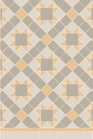 Original Style Victorian Blenheim 3-colour Pattern
