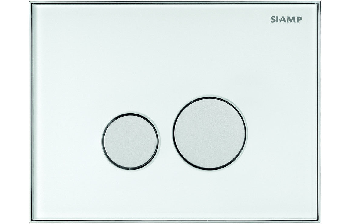 Oval Flushplate - White