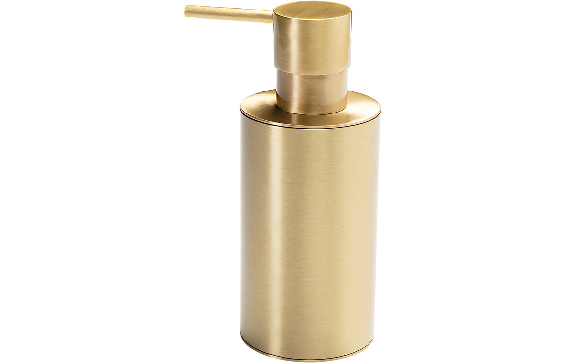 Berta Wall Mounted Soap Dispenser - Brushed Brass