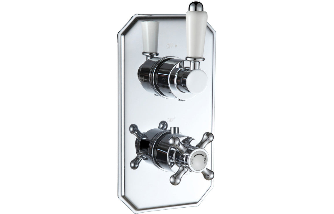 Warwick Traditional Lever Thermostatic Single Outlet Shower Valve