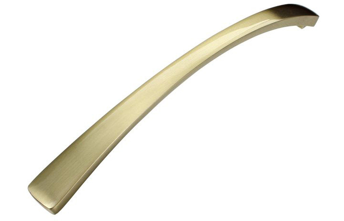 Brushed Brass Bow Handle (Single)