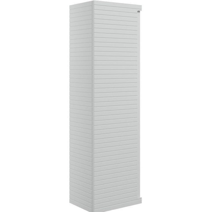 Alexa 350mm Wall Hung 1 Door Tall Unit - Matt Mineral Grey
