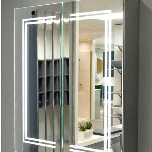 Maryam 600mm 2 Door Front-Lit LED Mirror Cabinet
