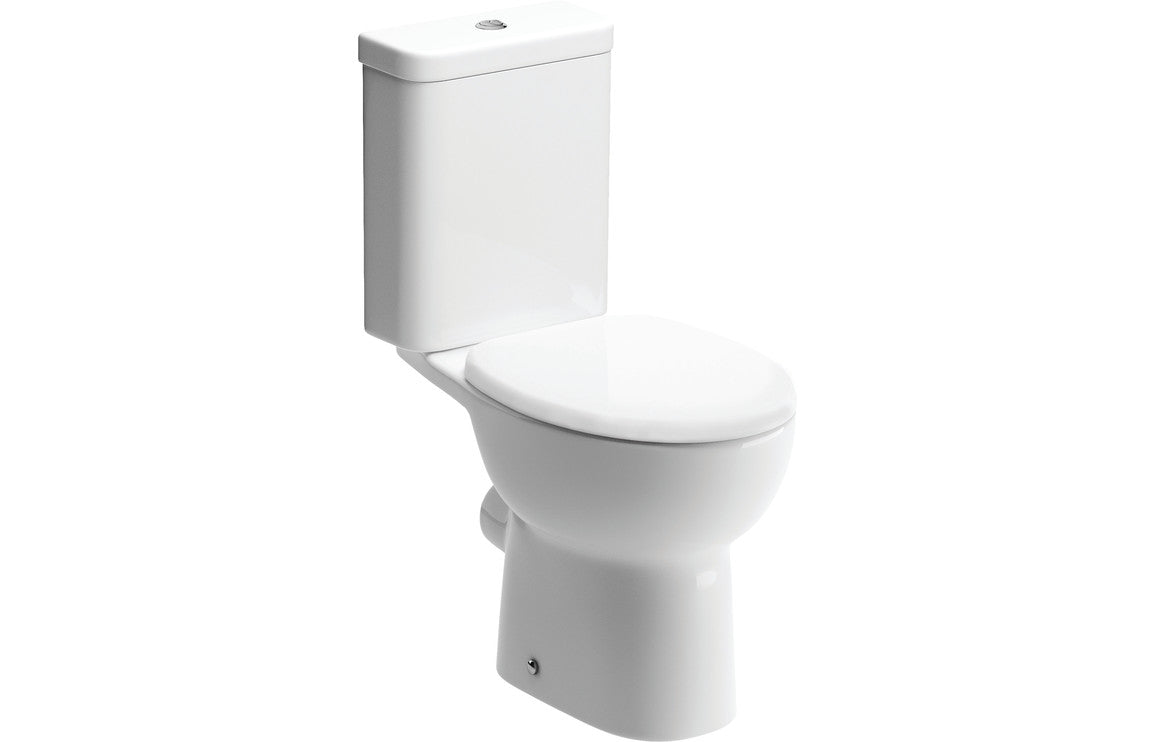 Tammy Close Coupled Open Back WC & Soft Close Seat