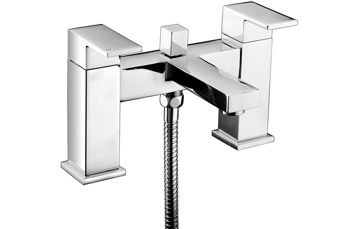 Lizzano Bath/Shower Mixer & Shower Kit - Chrome
