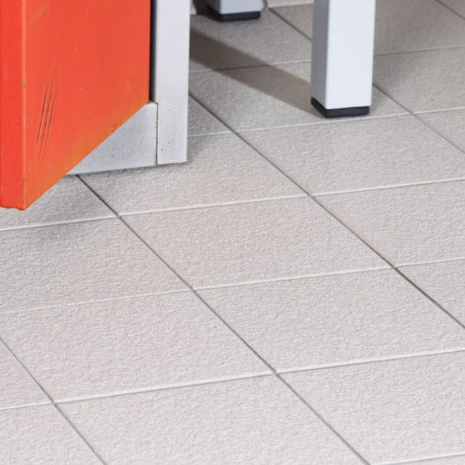 Dorset Woolliscroft Luna Steel Grey Slip Resistant Quarry Tile 148x148mm