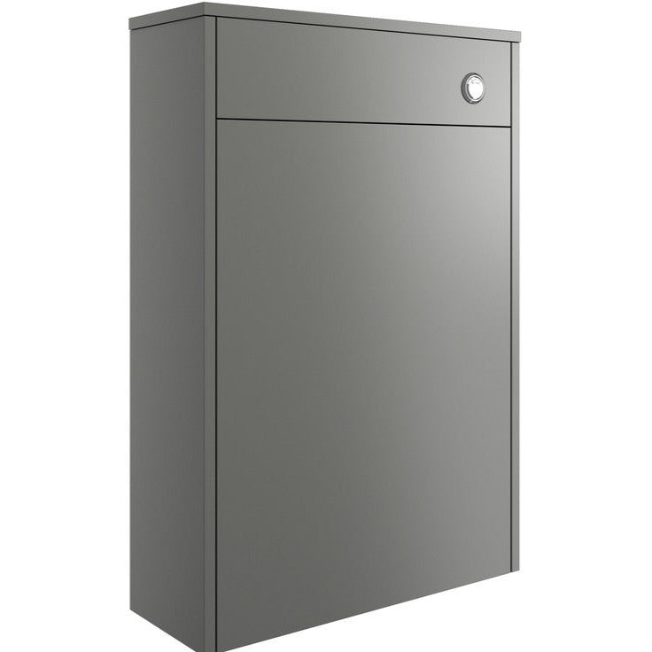 Tinto 600mm Floor Standing WC Unit - Matt Grey