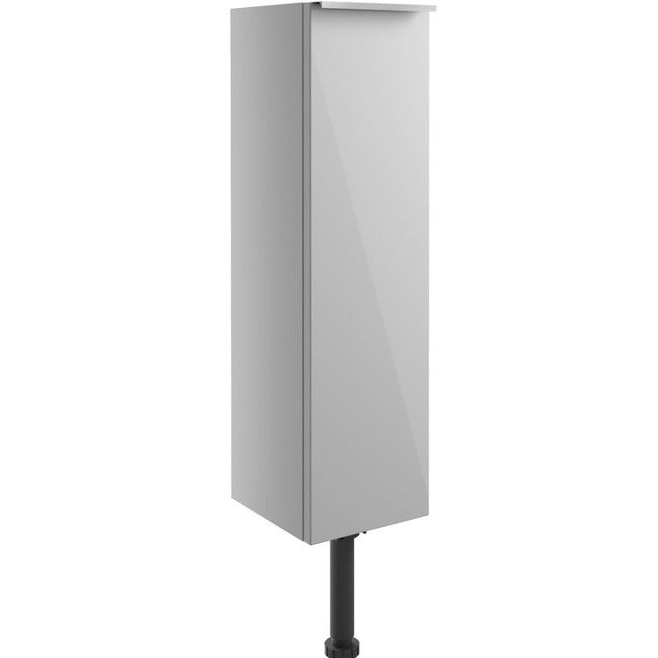 Chablis 200mm Slim Base Unit - Light Grey Gloss