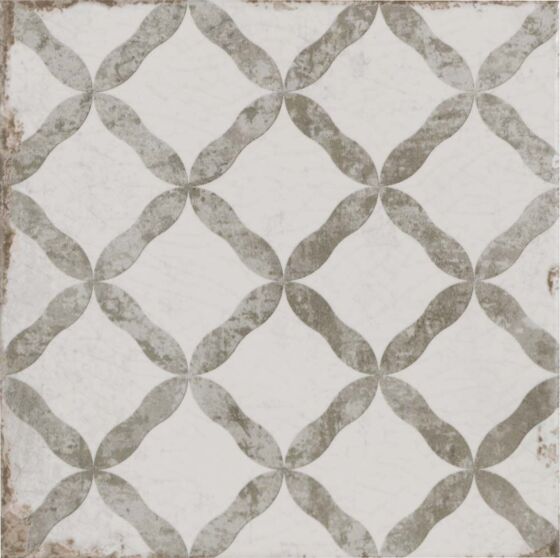 Garcia Antique Grey Matt Glazed Porcelain Wall & Floor Tile 20x20cm-Verona-P12624