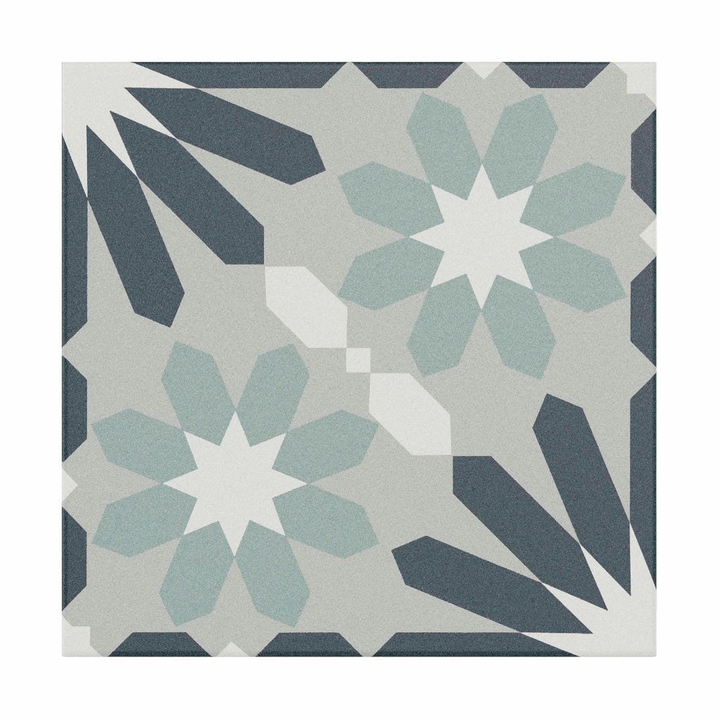Gaudi Patterned Ceramic Wall & Floor Tile 25x25cm-Verona-P10868