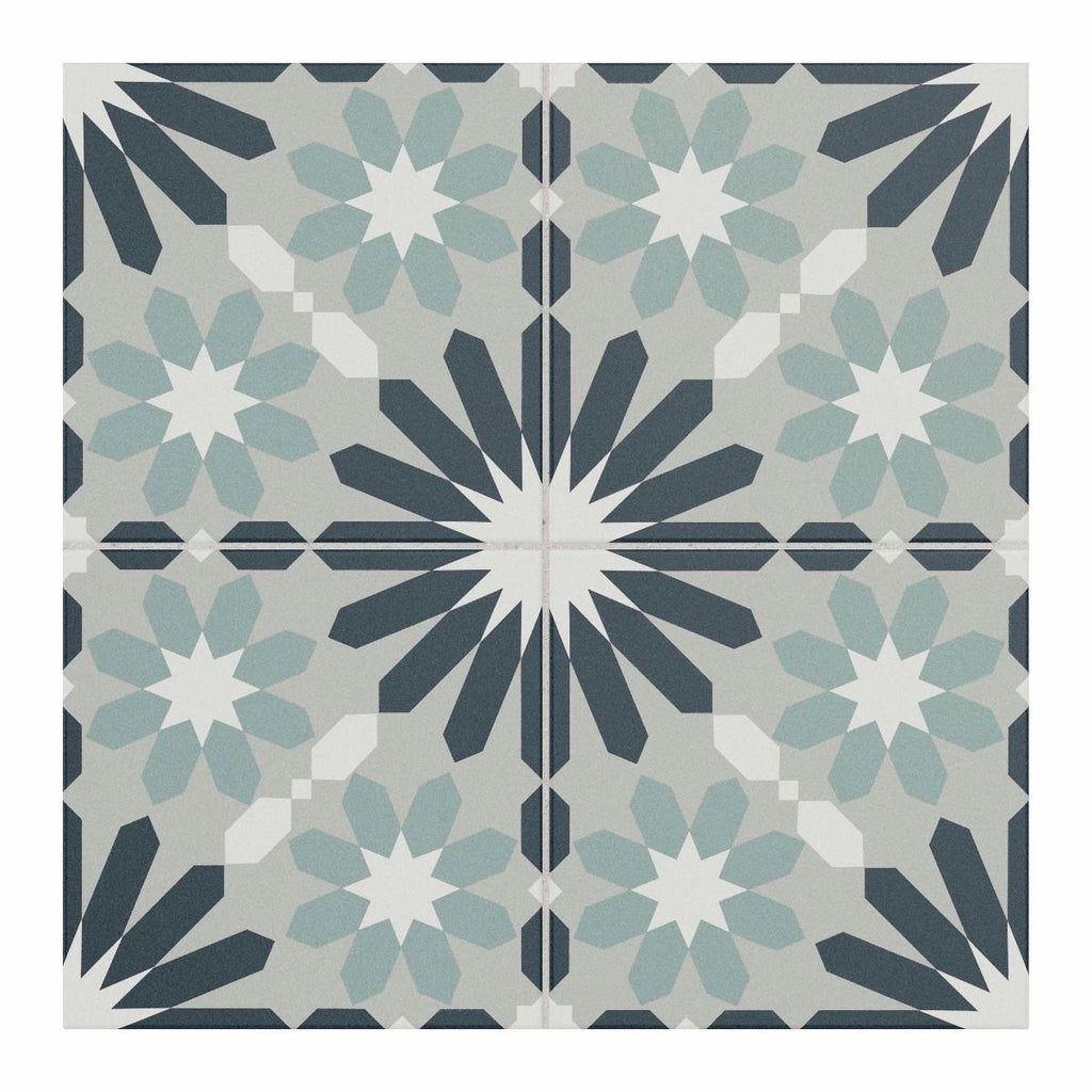 Gaudi Patterned Ceramic Wall & Floor Tile 25x25cm-Verona-P10868