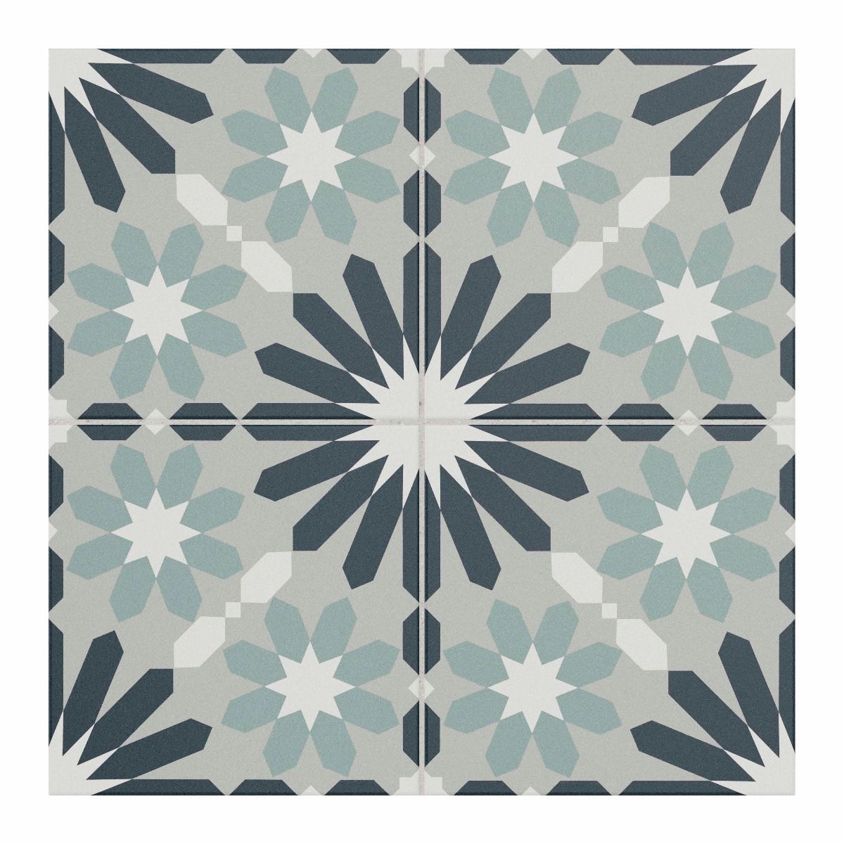 Gaudi Patterned Ceramic Wall & Floor Tile 25x25cm-Verona-P10868