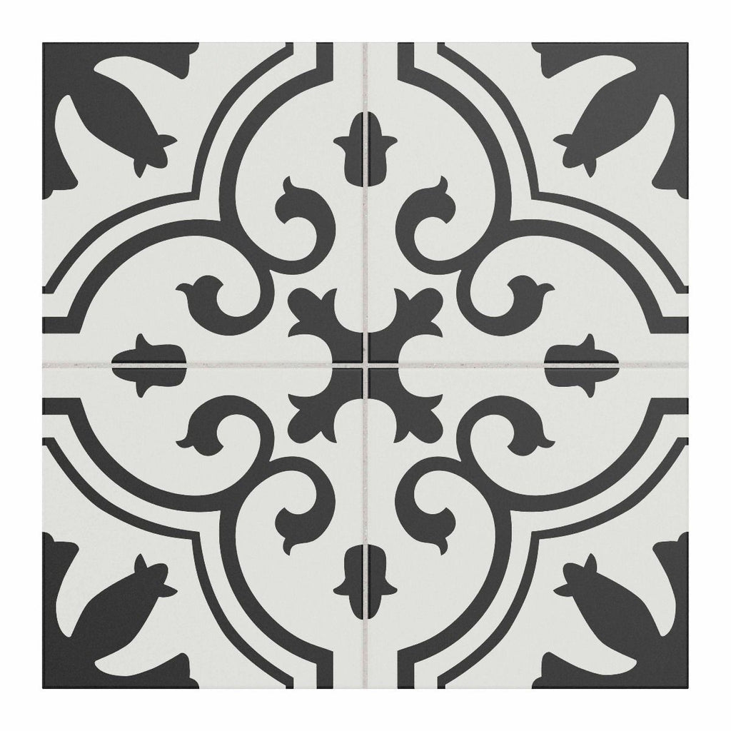 Goya Patterned Vitrified Ceramic Wall & Floor Tile 25x25cm-Verona-P10870
