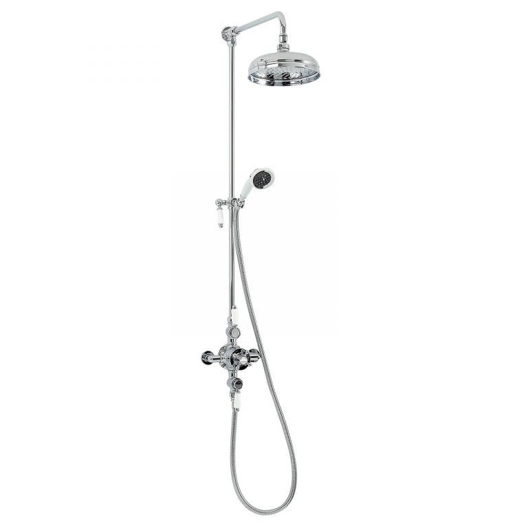 Traditional Exposed 2 Outlet Thermostatic Shower Valve