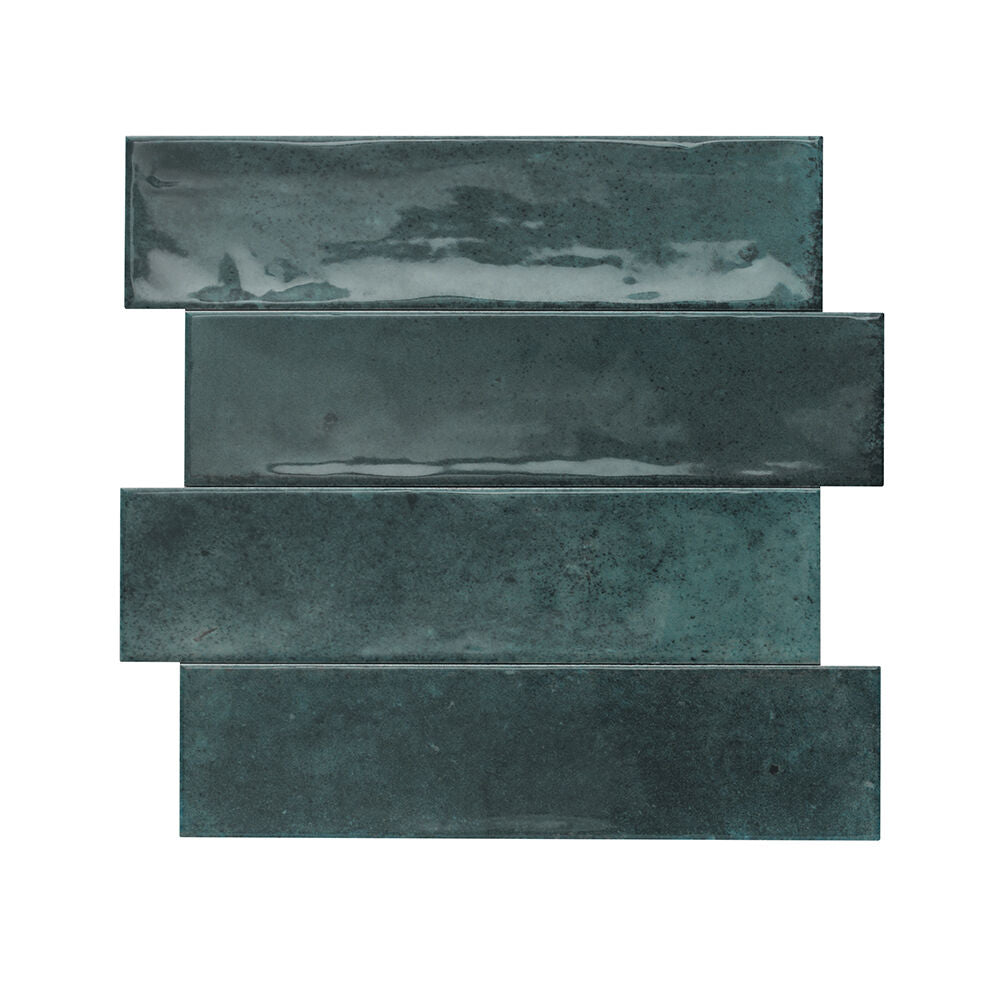 Hope Blue Gloss Ceramic Wall Tile 7.5x30cm-Verona-P11062