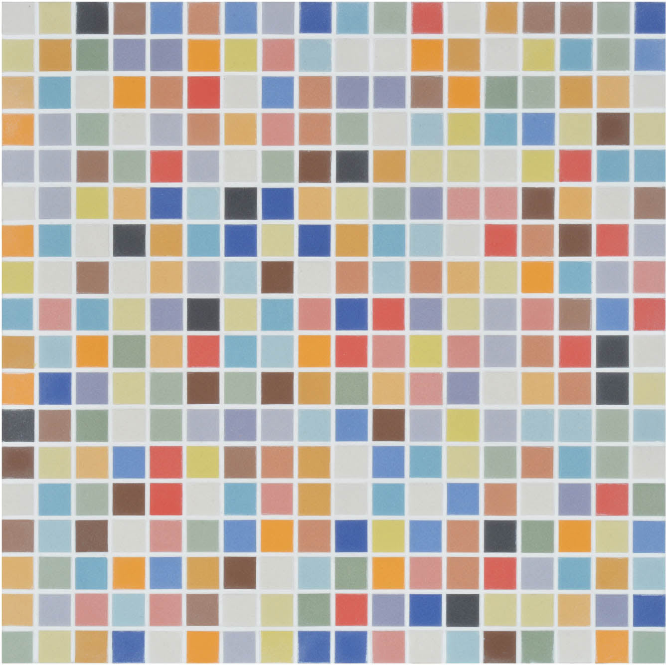 Ibiza Multicoloured Mosaic Floor & Wall Tile 30x30cm