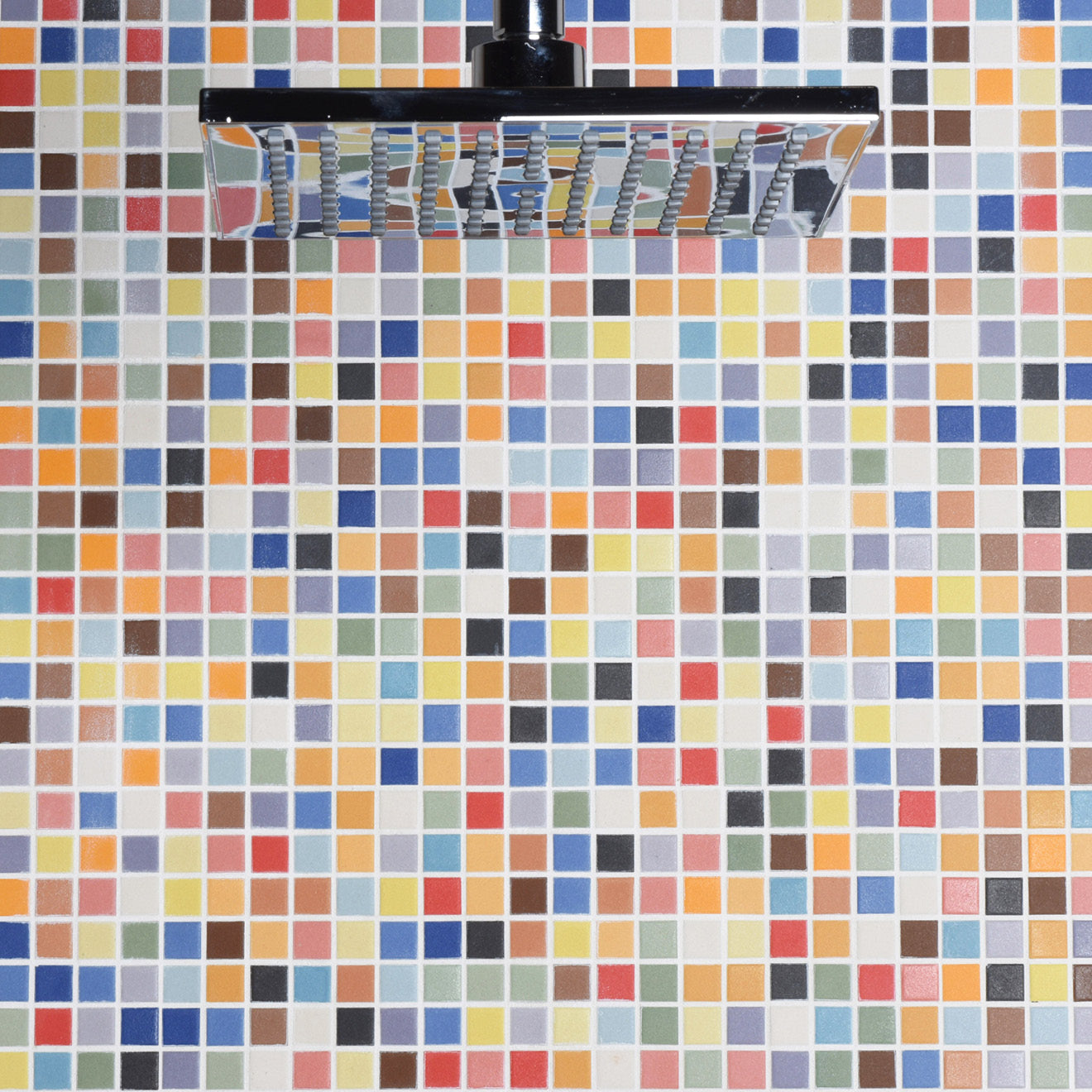 Ibiza Multicoloured Mosaic Floor & Wall Tile 30x30cm