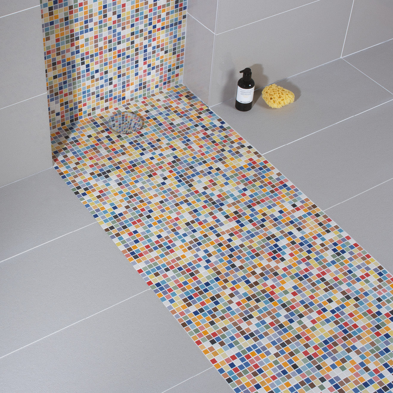 Ibiza Multicoloured Mosaic Floor & Wall Tile 30x30cm