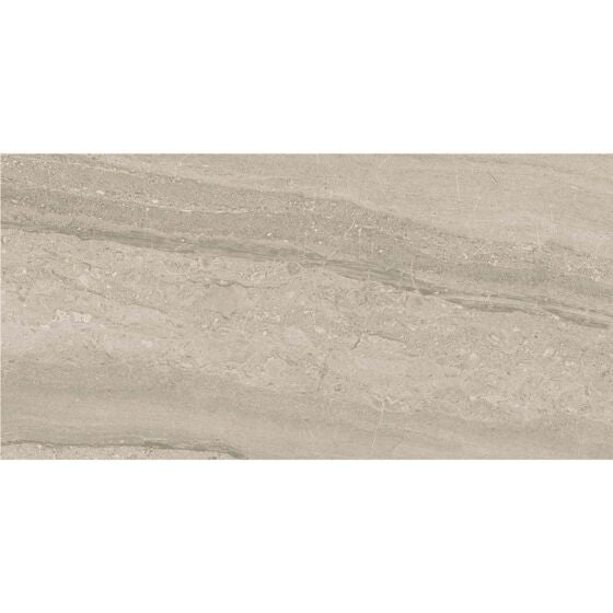 Laurent Beige Matt Ceramic Marble Effect Wall Tile 30x60cm-Verona-P12881