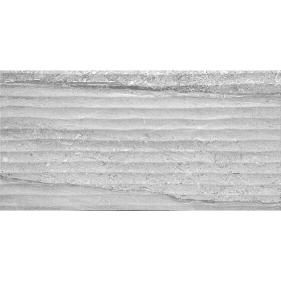 Laurent Grey Decor Matt Ceramic Marble Effect Tile 30x60cm-Verona-P12994