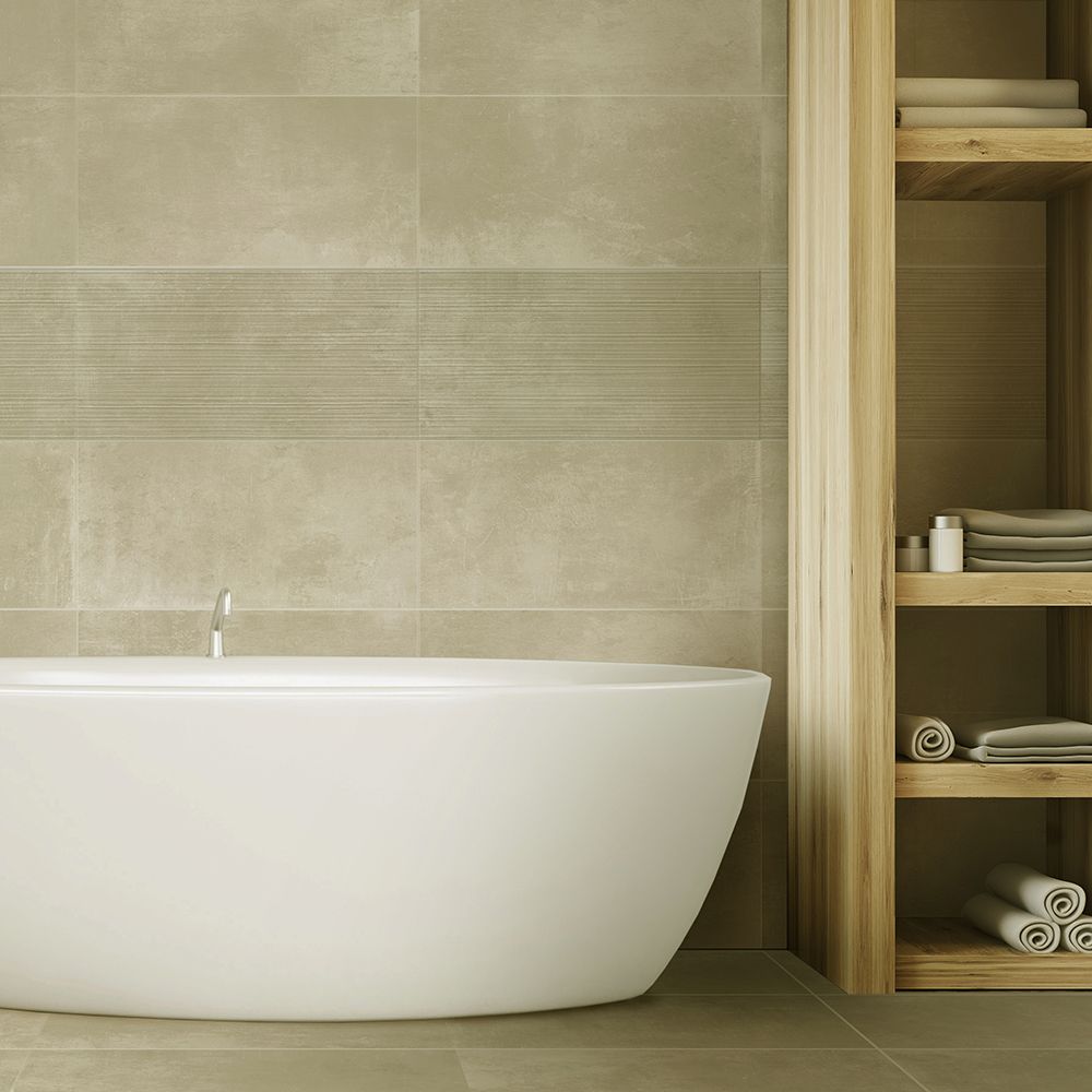Loft Cream Porcelain Tile 30x60cm-Verona-P11042